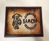 Sons of Anarchy - SamCro Plaque