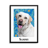 Personalized Pet Portrait - Van Gogh Style