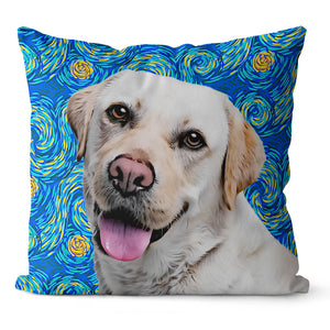 Personalized Pet Pillow - Van Gogh Style