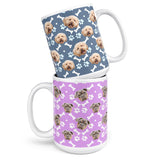 Personalized Dog Bone Pattern Mug