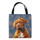 Personalized Dog Tote Bag - Mandala Design