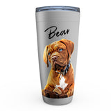 Personalized Dog Travel Tumbler 20oz