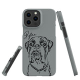 Personalized Minimalistic Pet Portrait - iPhone Case