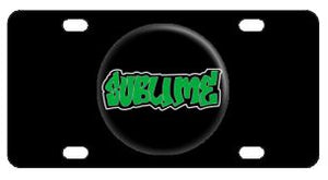 Sublime Logo License Plate