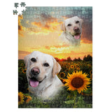 Personalized Superimposed Pet Portrait Jigsaw Puzzle