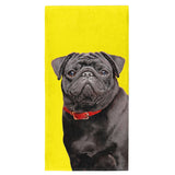 Personalized Dog Portrait Beach Towel