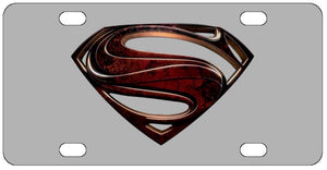 Superman License Plate