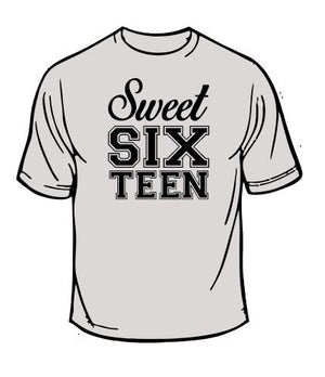 Sweet Sixteen Birthday Girl T-shirt