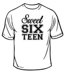 Sweet Sixteen Birthday Girl T-shirt