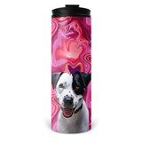 Personalized Pet Skinny Tumbler 16oz - Color Swirl