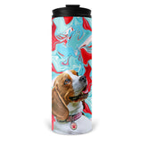 Personalized Pet Skinny Tumbler 16oz - Color Swirl