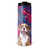 Personalized Pet Skinny Tumbler 16oz - Color Swirl