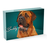 Personalized Pet Acrylic Block - Color