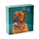 Personalized Pet Acrylic Block - Color