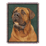 Personalized Pet Portrait Woven Blanket