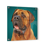 Personalized Pet Portrait Acrylic Prints - Square