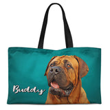 Personalized Pet Weekender Tote Bag