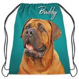 Personalized Pet Drawstring Bag