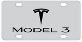 Tesla Model 3 License Plate