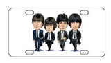 The Beatles Caracters License Plate