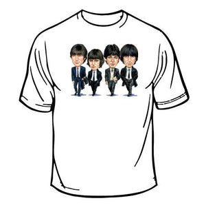 The Beatles Caracters T-shirt