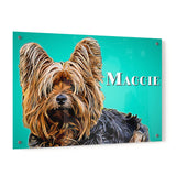 Personalized Pet Portrait Acrylic Prints - Landscape