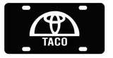 Toyota Tacoma License Plate