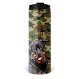 Personalized Pet Skinny Tumbler 16oz - Camouflage