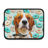 Personalized Pet Laptop Sleeve - Donuts