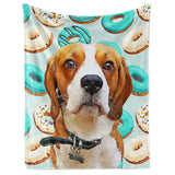 Personalized Pet Blanket - Donuts