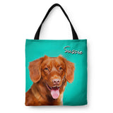 Personalized Dog Tote Bag