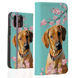 Personalized Cherry Blossom Pet Wallet iPhone Case