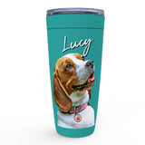 Personalized Dog Travel Tumbler 20oz