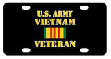 Army Vietnam Veteran License Plate