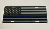 Thin Blue Line License Plate