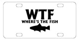 Where The Fish License Plate