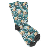 Personalized Pet Face Socks - Camouflage