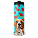 Personalized Pet Skinny Tumbler 16oz - Watermelon