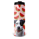 Personalized Pet Skinny Tumbler 16oz - Watermelon