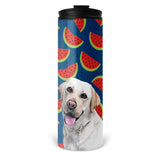 Personalized Pet Skinny Tumbler 16oz - Watermelon