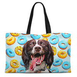 Personalized Pet Weekender Tote Bag - Donuts