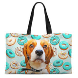 Personalized Pet Weekender Tote Bag - Donuts