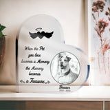 Personalized Pet Memorial - Acrylic Heart