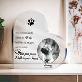 Personalized Pet Memorial - Acrylic Heart