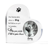 Personalized Pet Memorial - Acrylic Heart