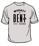 Whiskey Bent And Veil Bound Wedding T-Shirt