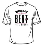 Whiskey Bent And Veil Bound Wedding T-Shirt