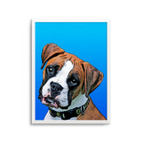 Personalized Pet Portrait Print - Gradient