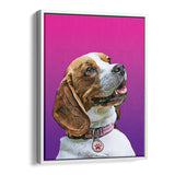 Personalized Pet Portrait Canvas - Gradient