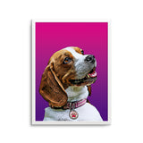 Personalized Pet Portrait Print - Gradient